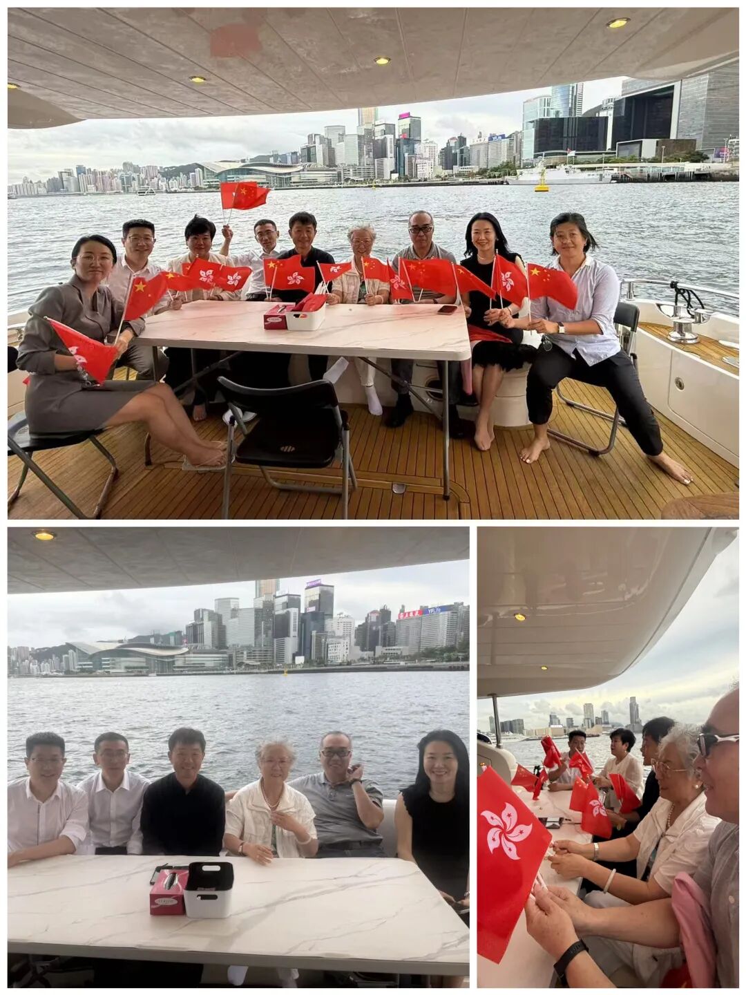 青島九龍一家親 同遊維港慶回歸｜香港青島同鄉聯誼會會員攜手九龍城區居民同遊維港同慶香港回歸祖國28周年